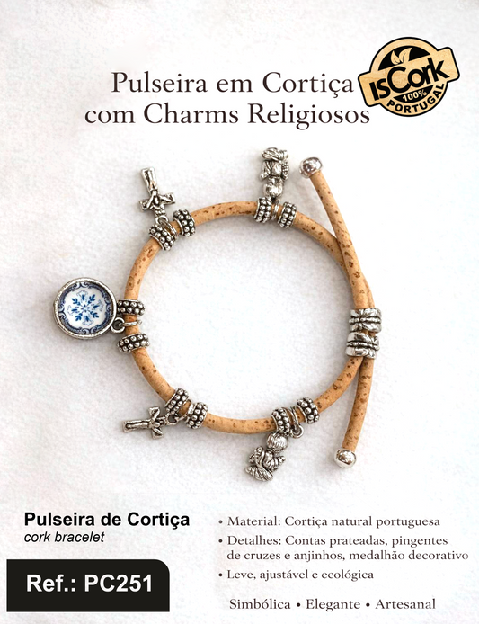 Pulseira em cortiça Cristo Rei