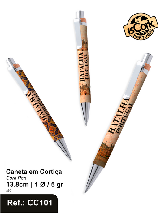 Caneta em Cortiça Batalha