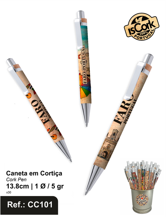 Caneta em Cortiça Faro