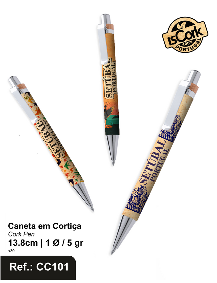 Canetas em Cortiça