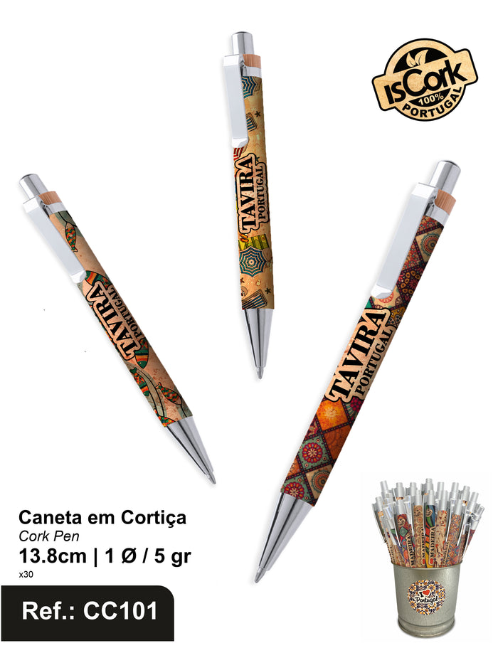Canetas em Cortiça