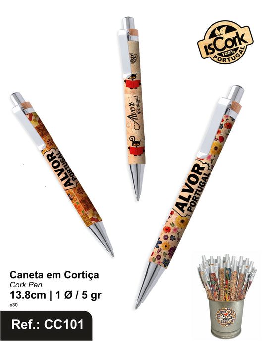 Caneta em Cortiça Alvor