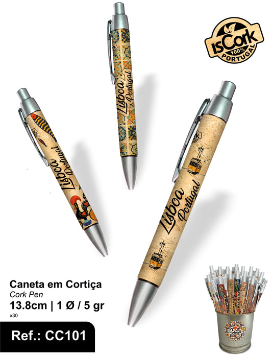 Caneta em Cortiça