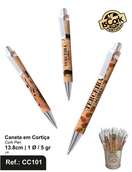 Caneta em Cortiça Terceira