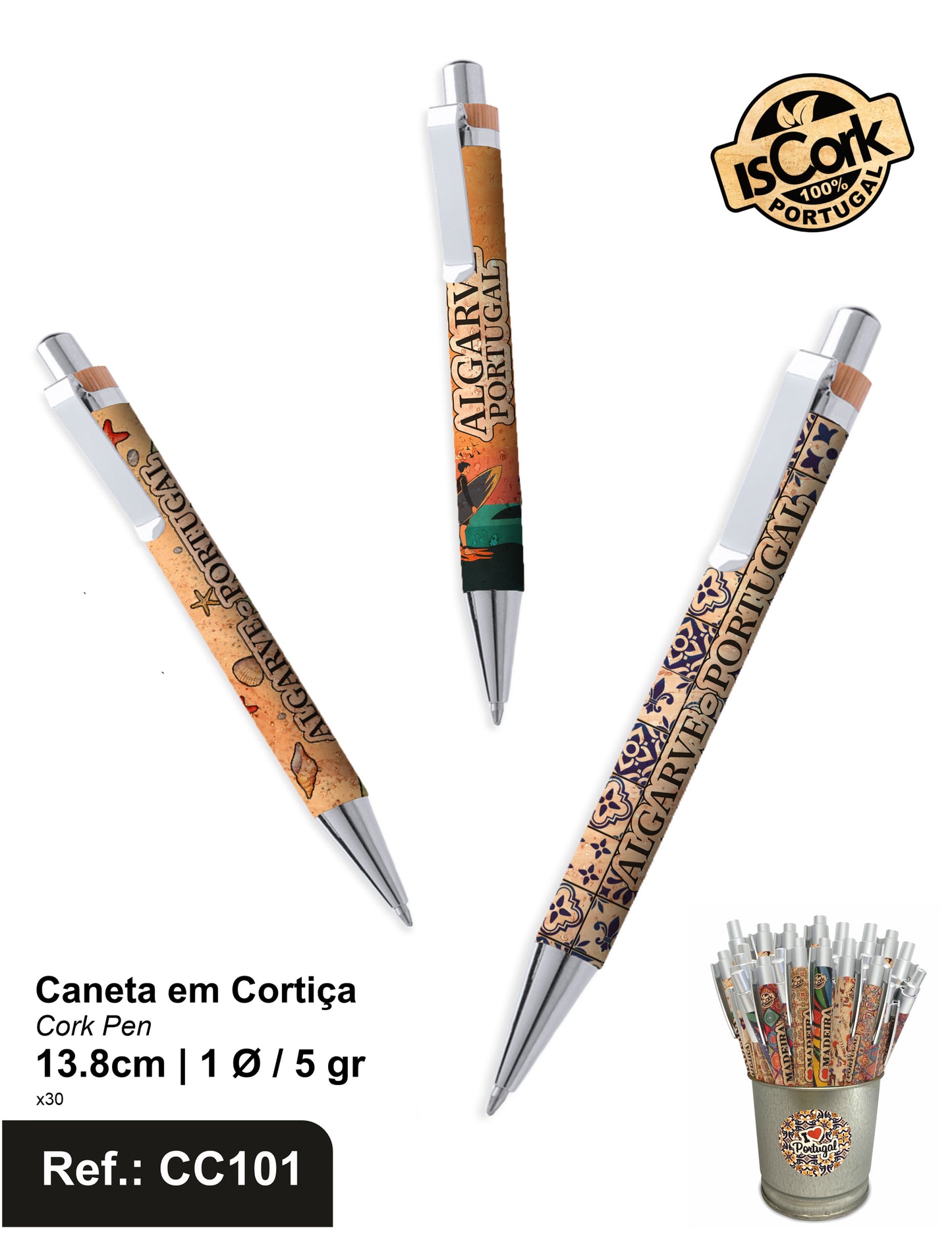 Caneta em Cortiça Algarve