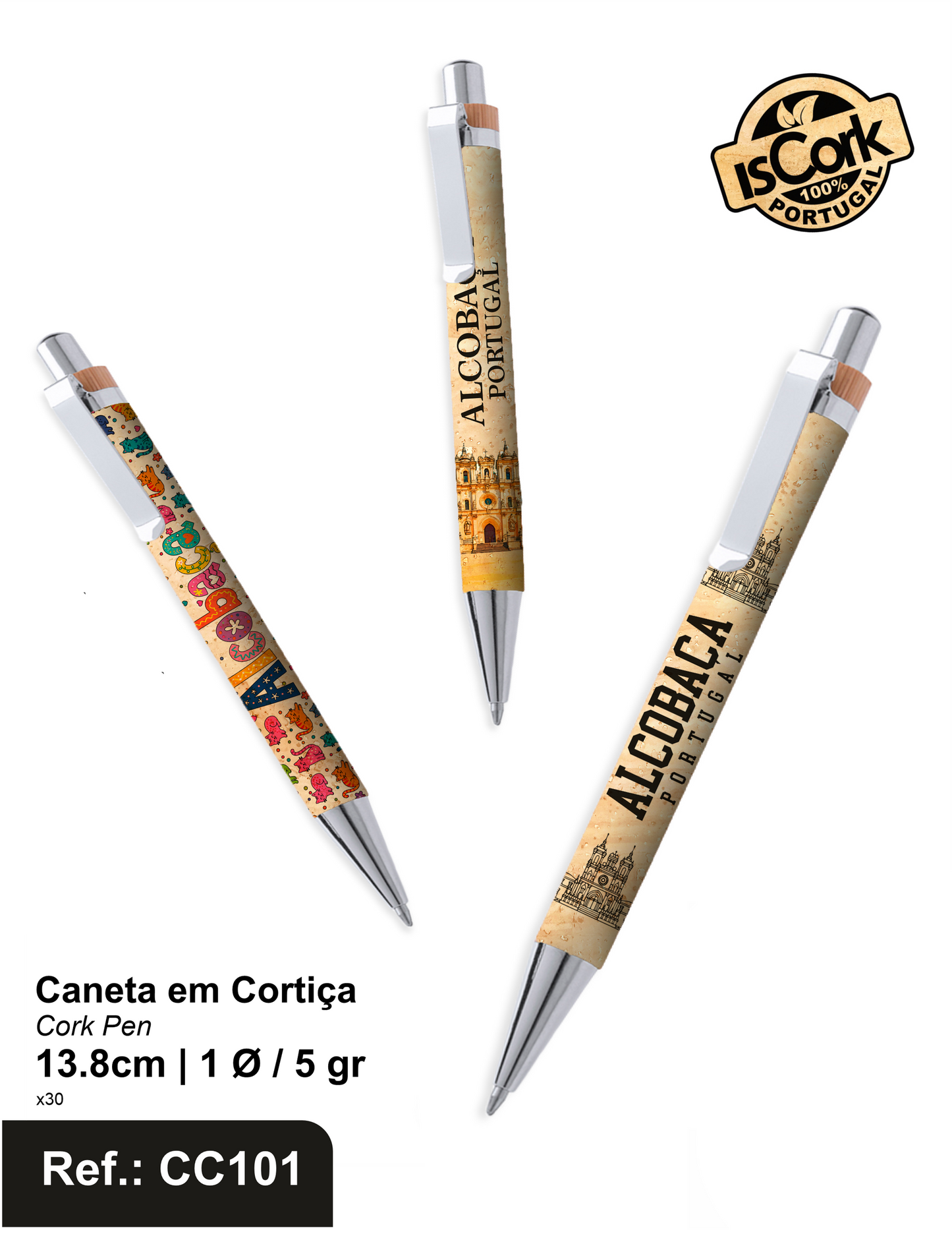 Caneta em Cortiça Alcobaça