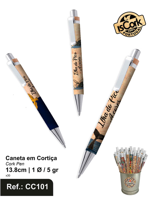 Caneta em Cortiça Pico