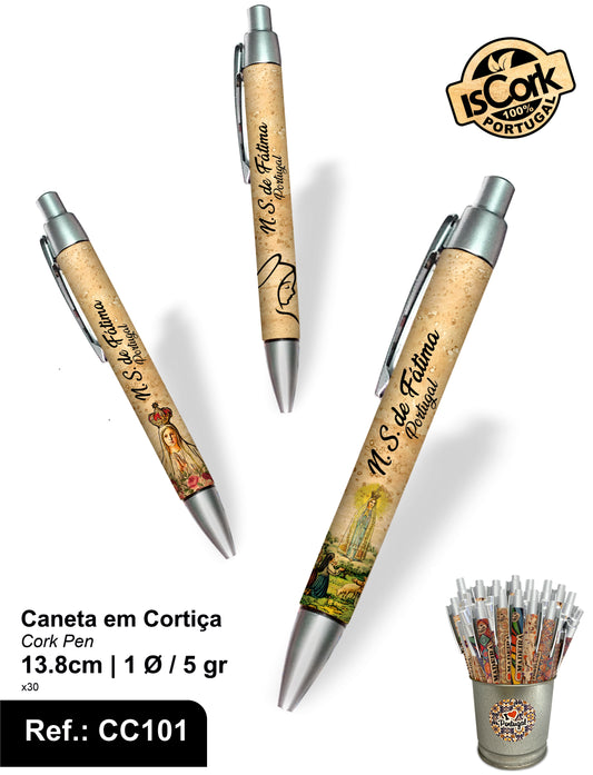 Caneta em Cortiça Fátima