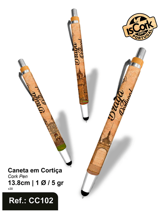 Caneta c/ Ponteiro Touch Braga