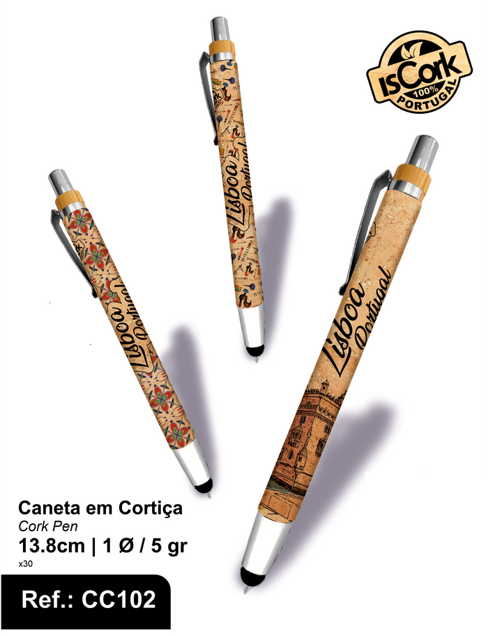 Canetas Cortiça