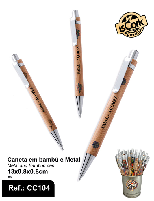 Caneta em Bambú Faial