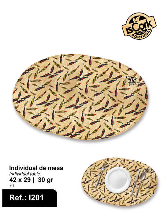 Individual de Mesa Redondo G01