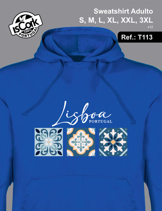 Sweatshirt Adulto Lisboa G1003
