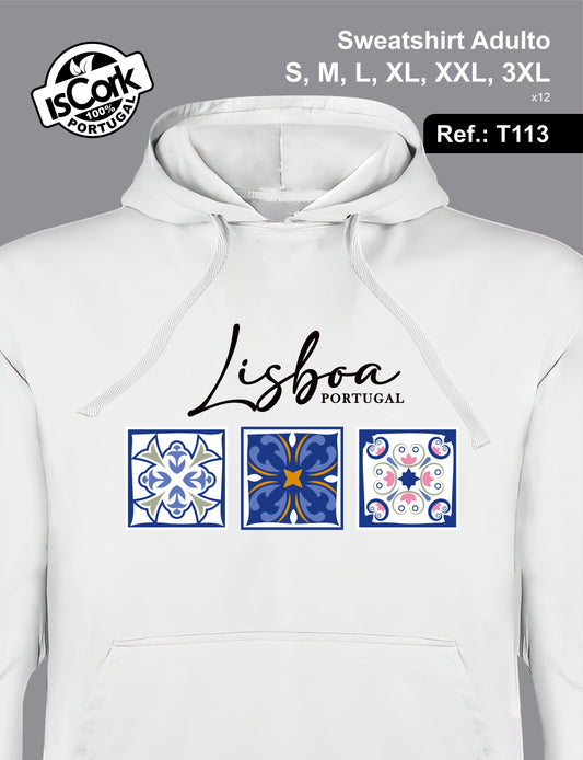Sweatshirt Adulto Lisboa G1004