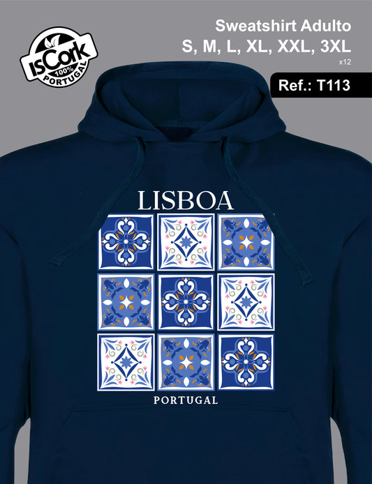 Sweatshirt Adulto Lisboa G1005