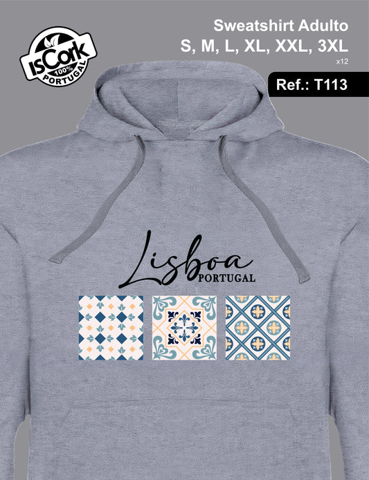 Sweatshirt Adulto Lisboa G1006