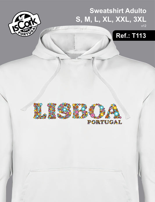 Sweatshirt Adulto Lisboa G1018