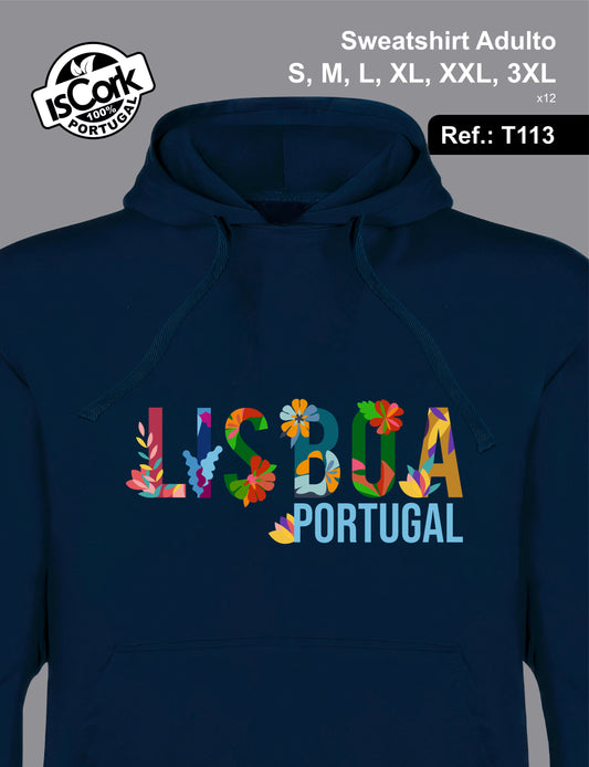Sweatshirt Adulto Lisboa G1020