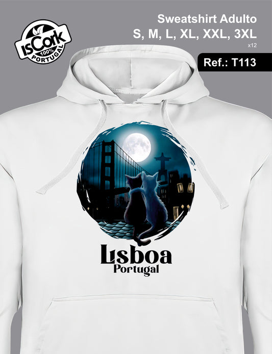 Sweatshirt Adulto Lisboa G1023