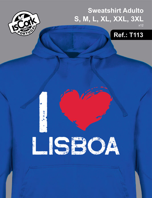 Sweatshirt Adulto Lisboa G1034