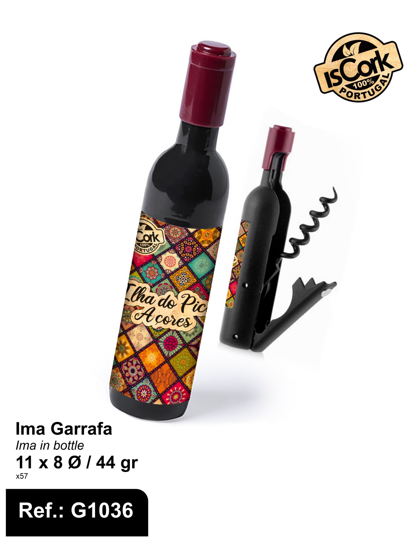 Íman garrafa Ilha Pico G374