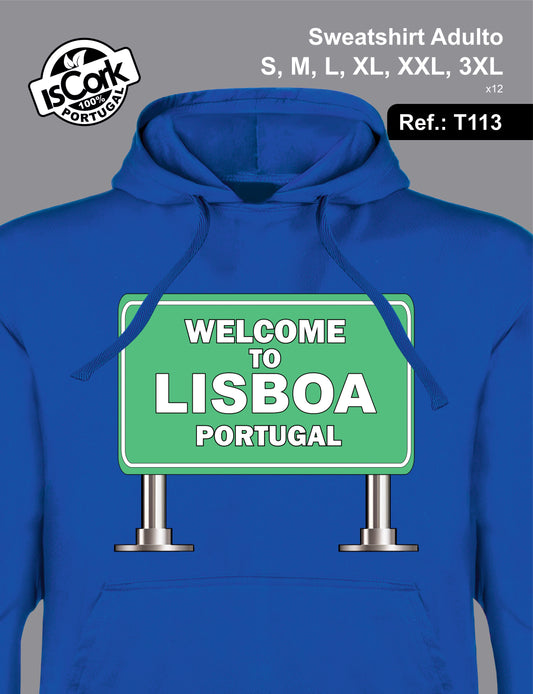 Sweatshirt Adulto Lisboa G1042
