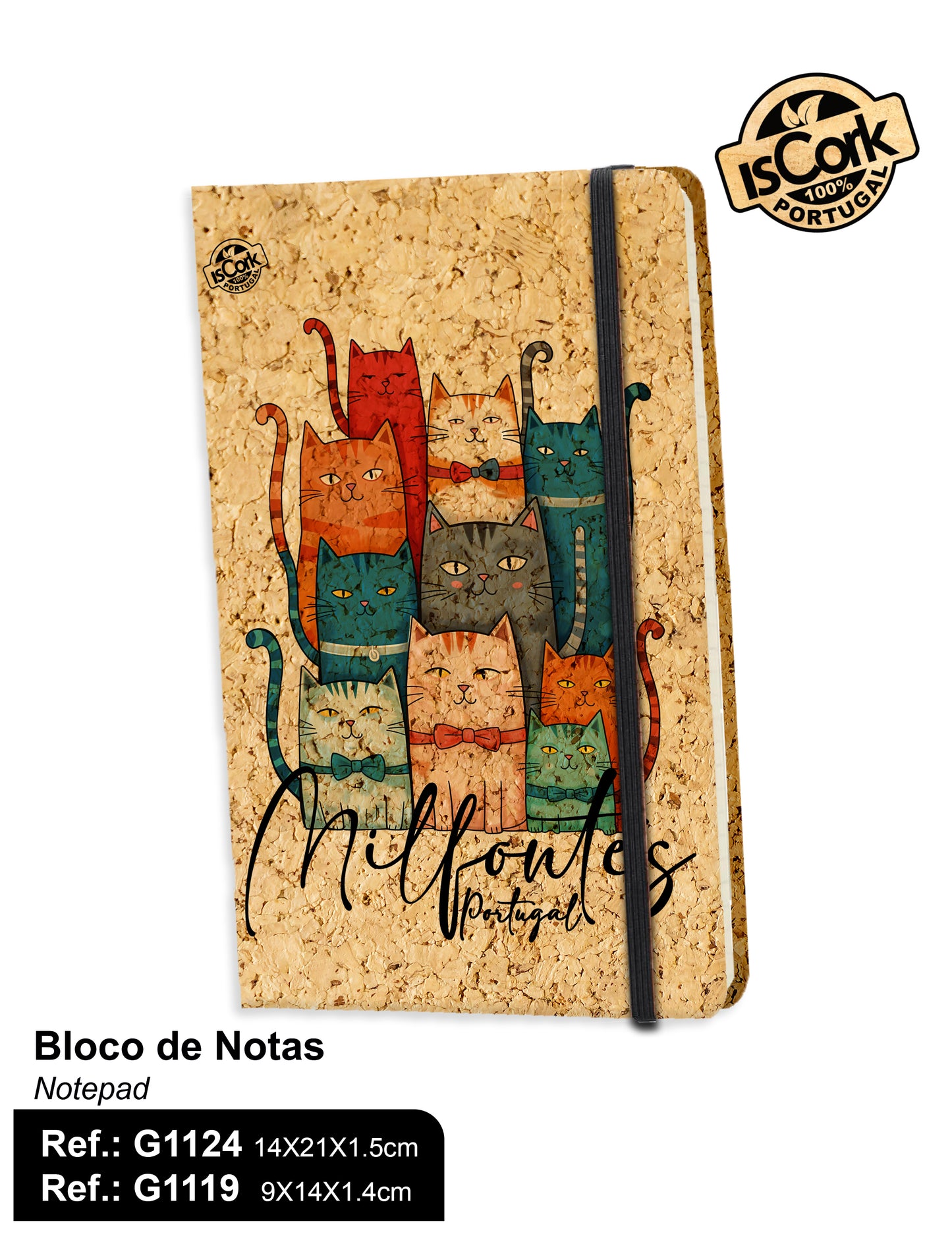 Bloco de Notas Cortiça Milfontes G1062
