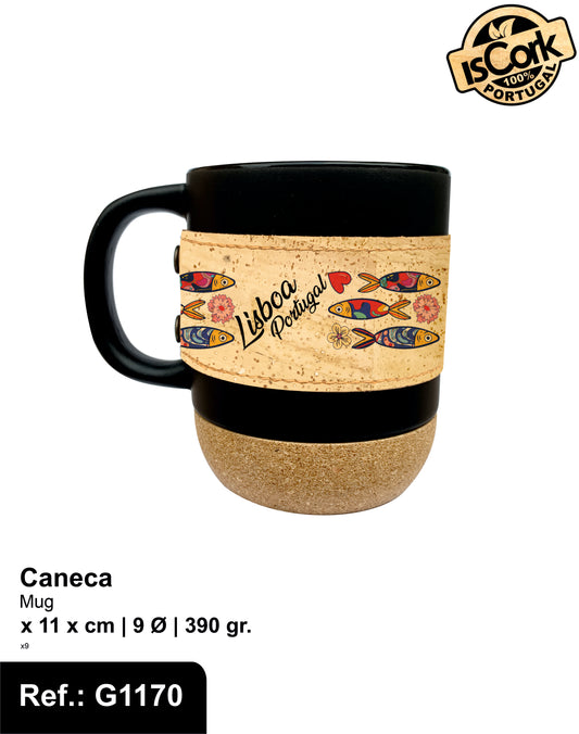 Caneca Cortiça Lisboa G1091