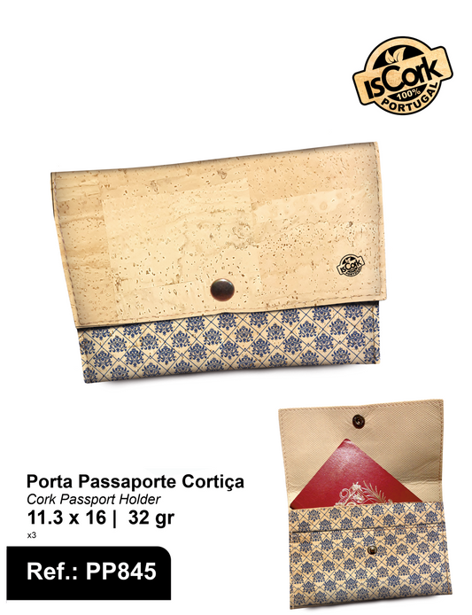 Porta Passaporte Cortiça G10
