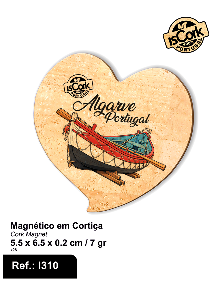 Magnético Coração Algarve G1104