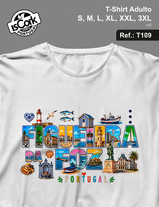 T-Shirt Adulto Figueira da Foz G1110