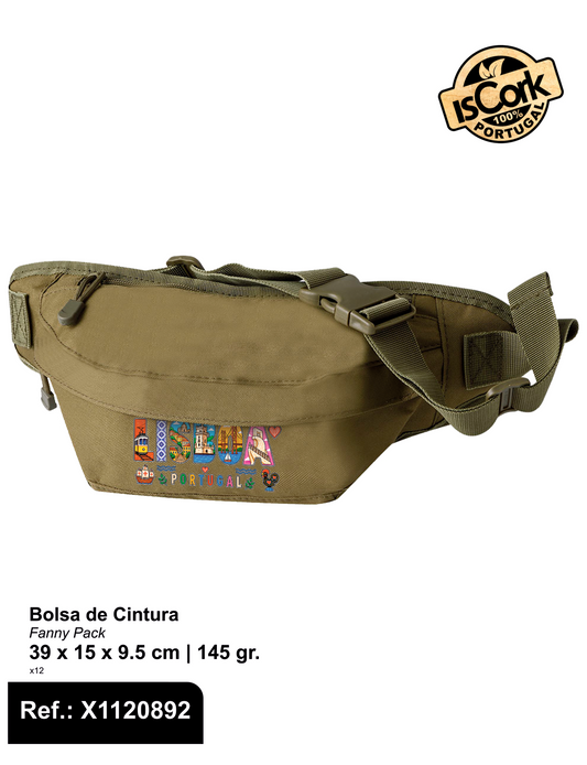 Bolsa de Cintura c/ 2 Bolsos Lisboa G1110