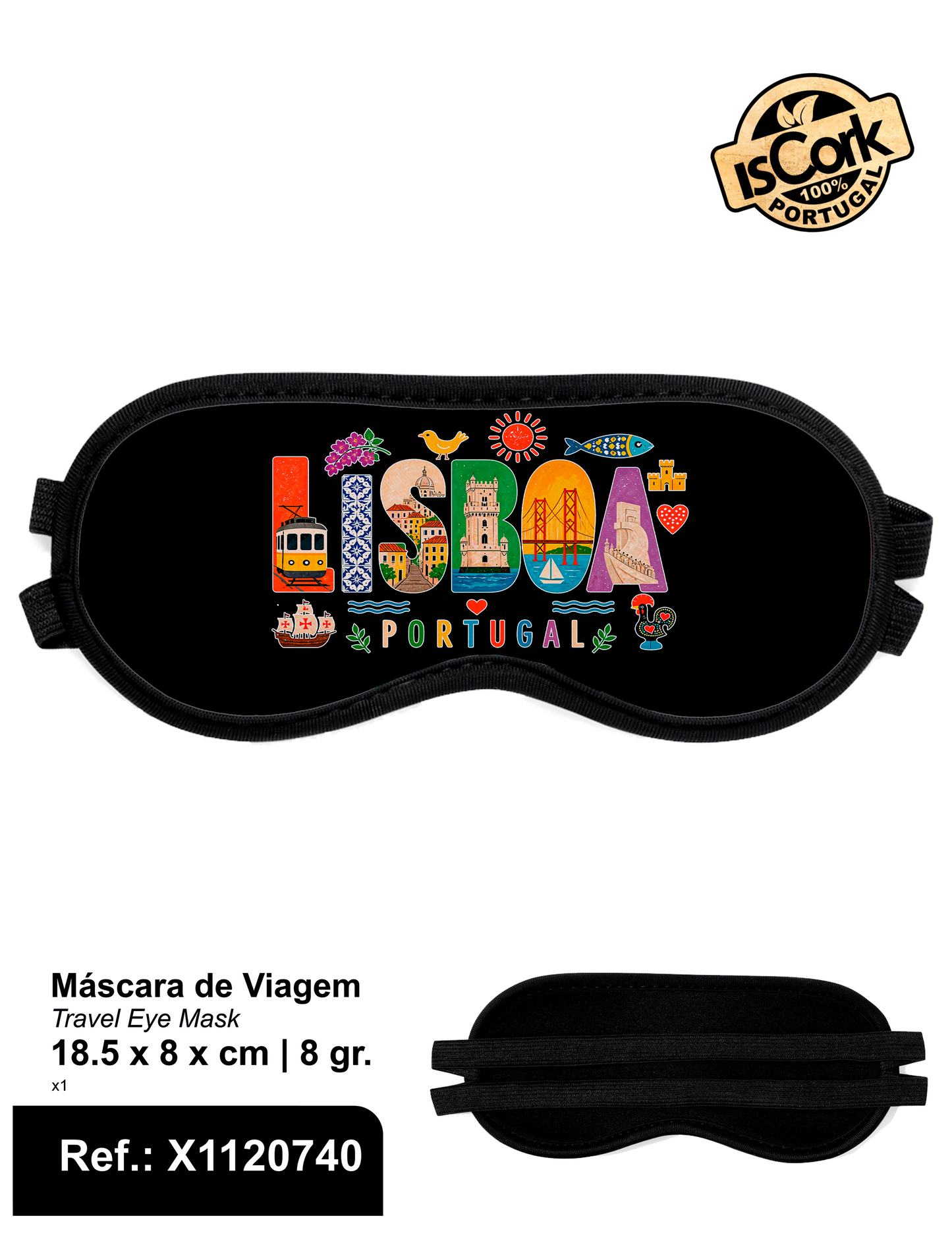 Máscara de Viagem Lisboa G1110
