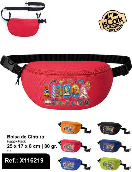 Bolsa de Cintura c/ Fecho Ajustável Lisboa G1110