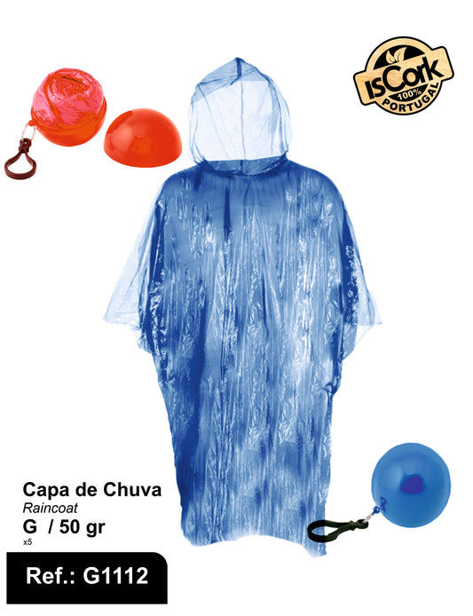 Capa de Chuva Azul