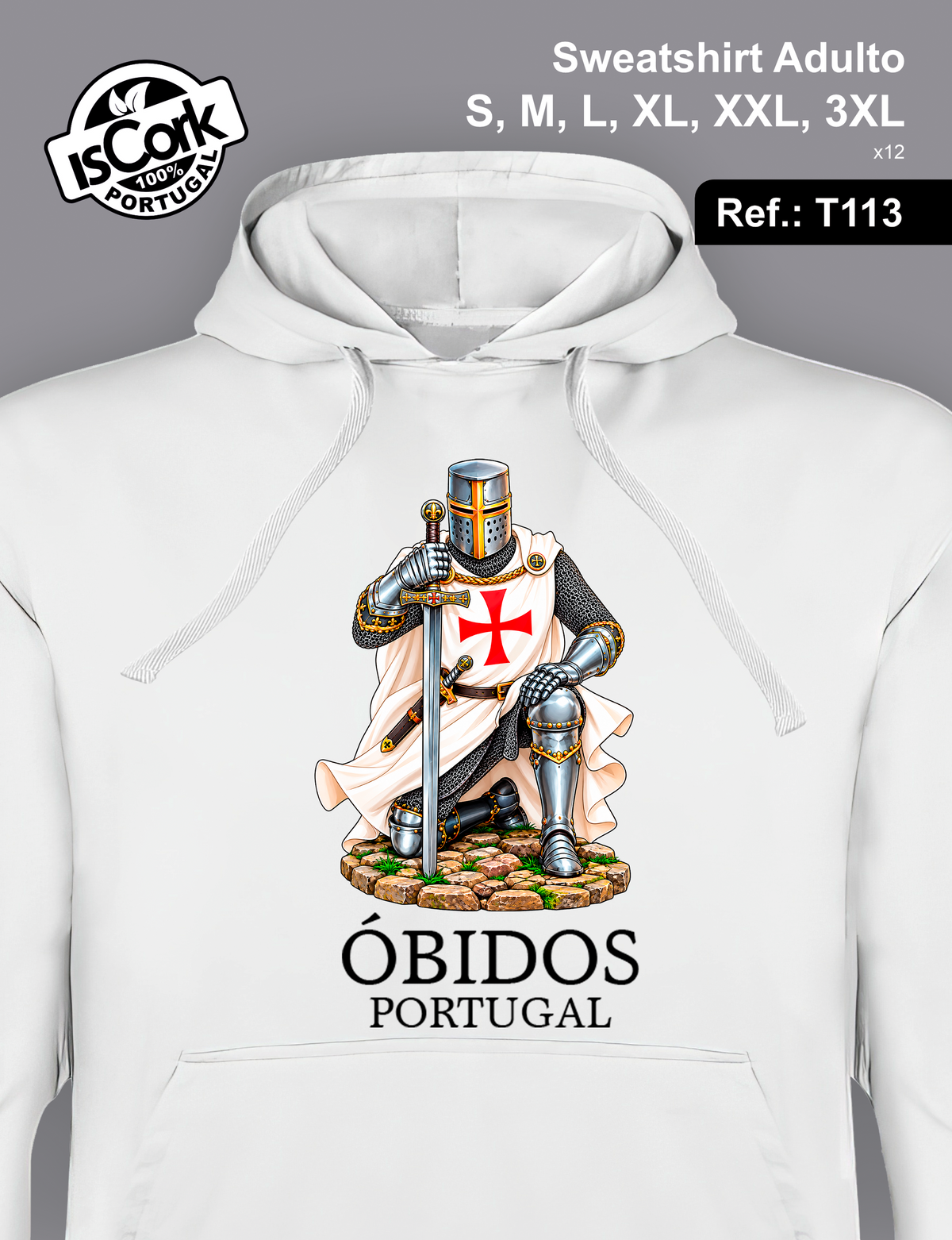 Sweatshirt Adulto Óbidos G1113