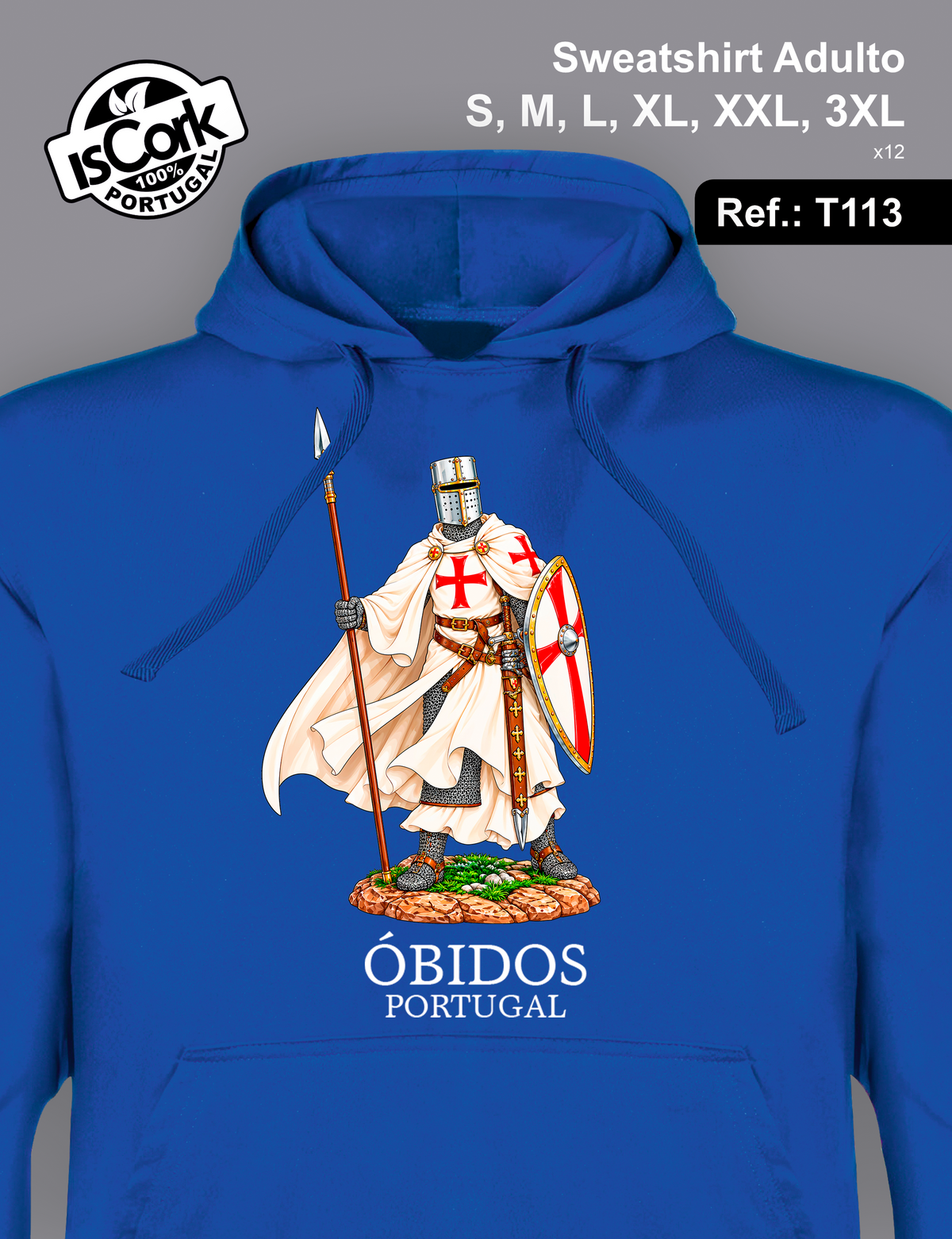 Sweatshirt Adulto Óbidos G1114