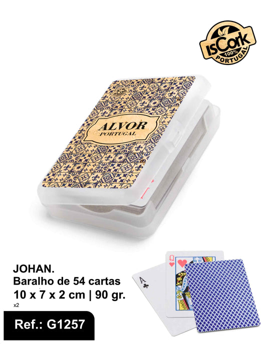 JOHAN. Baralho de 54 cartas Alvor G357