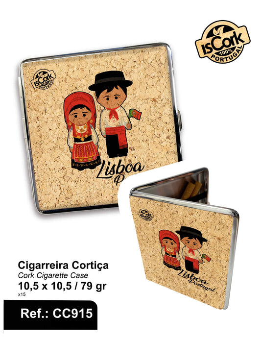 Cigarreira de cortiça Lisboa G134
