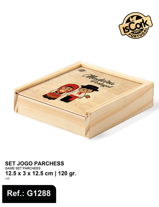 Set Jogos Parchess Madeira G134