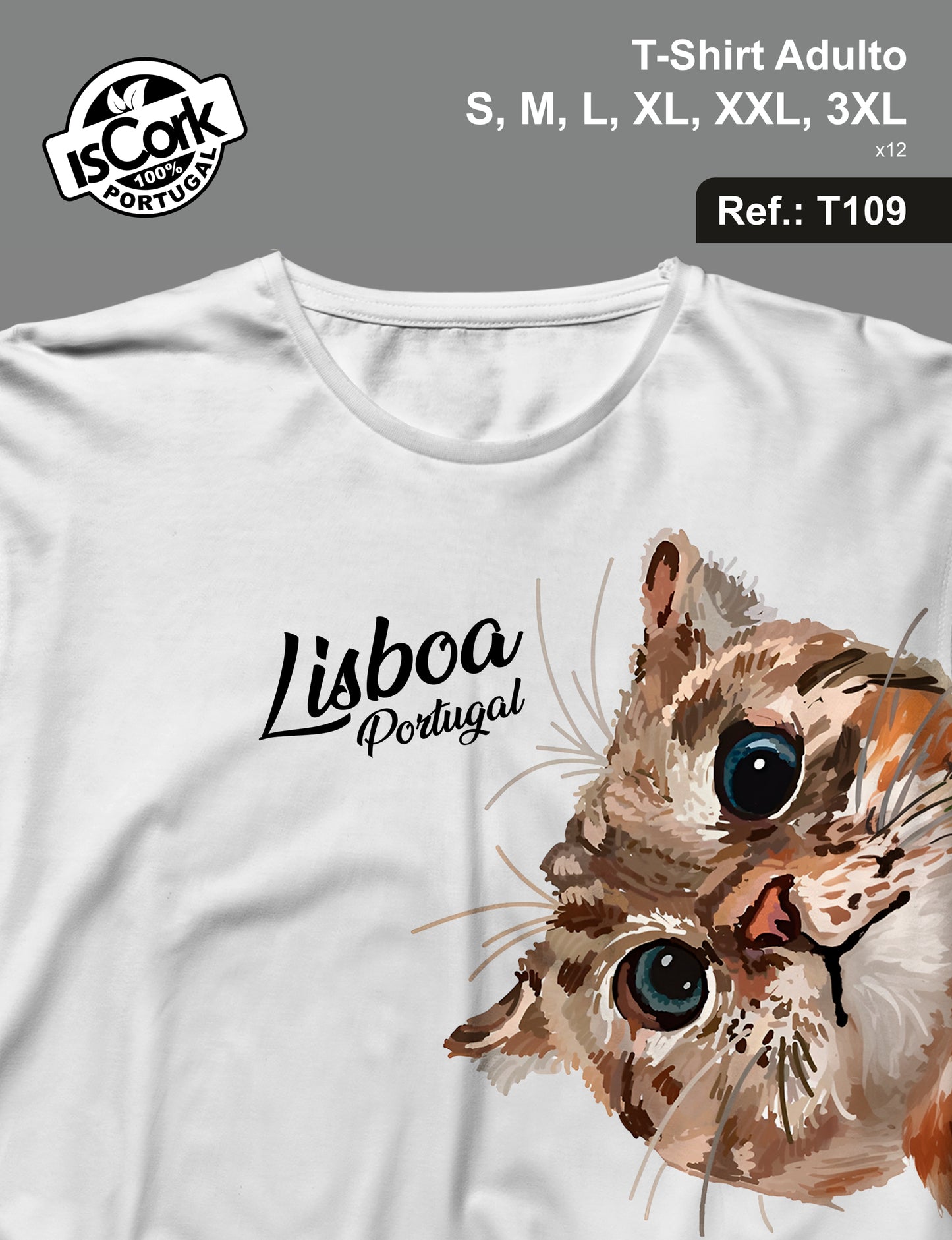 T-Shirt Adulto Lisboa G158