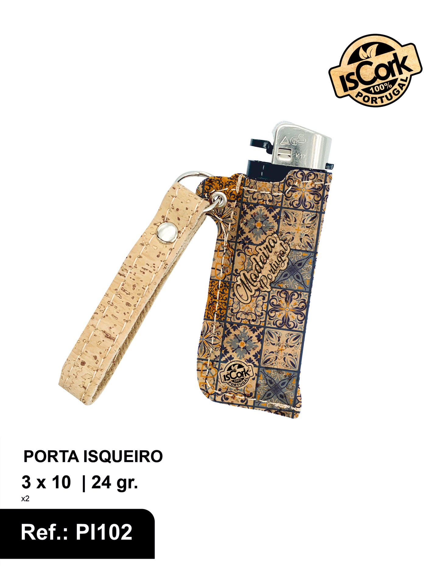 Porta Isqueiro Madeira G230