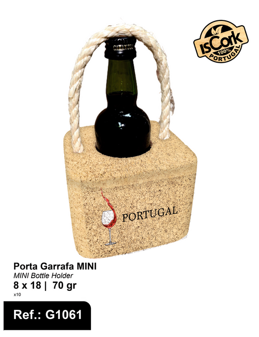 Porta Garrafa Quadrado Mini Portugal G235