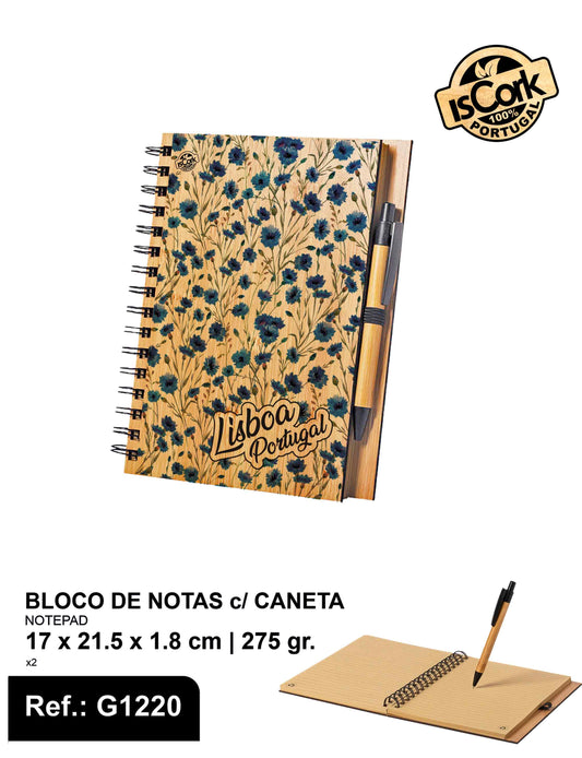 Bloco de Notas c/ Caneta Lisboa G249