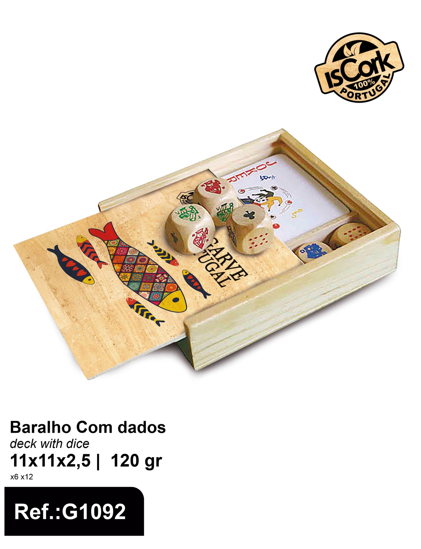 Baralho com dados Algarve G281