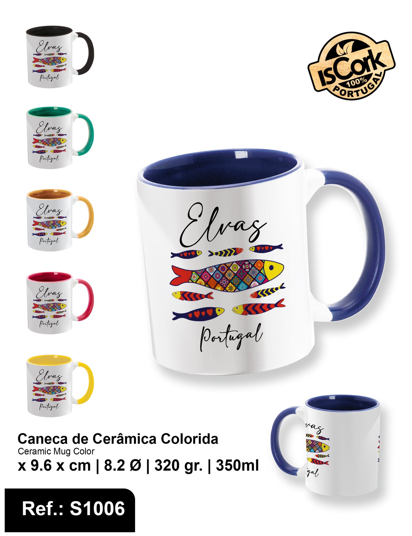 Caneca Colorida Elvas G281