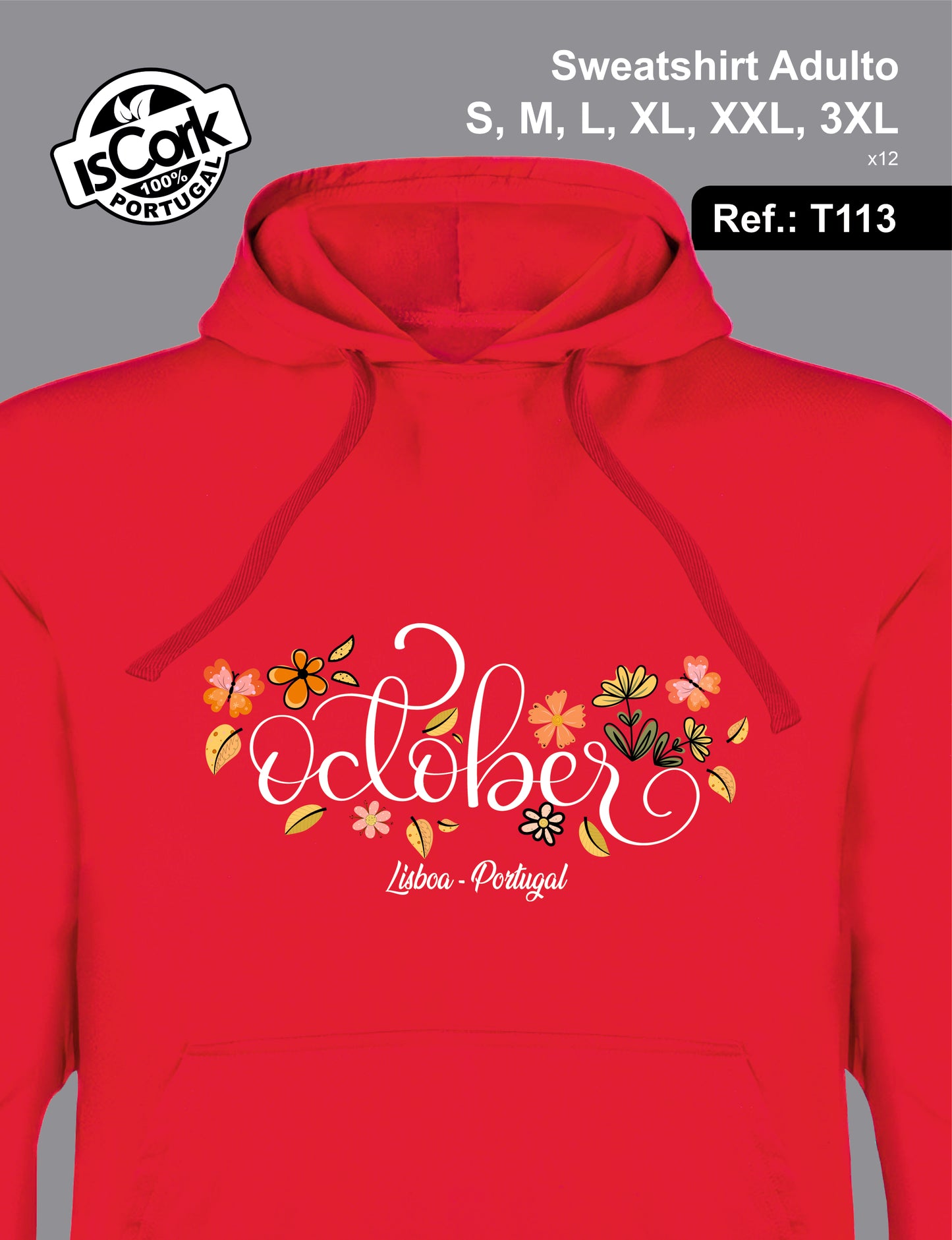 Sweatshirt Adulto Lisboa G282