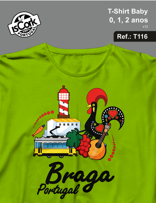 T-Shirt Baby Braga G333