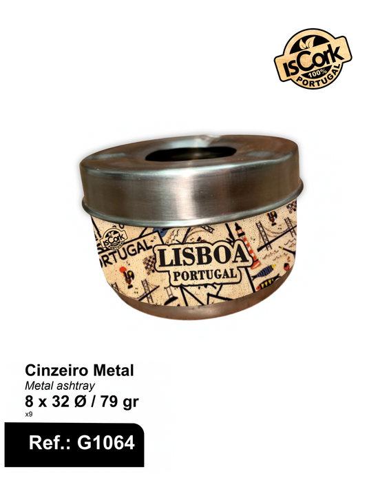Cinzeiro Metal Lisboa G370