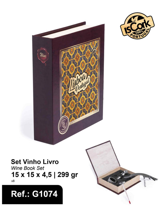 Set Vinho Livro Lisboa G380